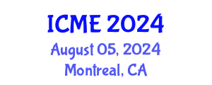 International Conference on Management Engineering (ICME) August 05, 2024 - Montreal, Canada