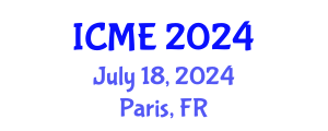 International Conference on Management Engineering (ICME) July 18, 2024 - Paris, France