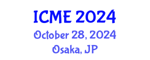 International Conference on Management Engineering (ICME) October 28, 2024 - Osaka, Japan