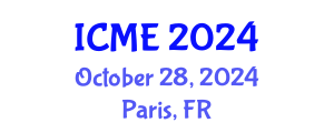 International Conference on Management Engineering (ICME) October 28, 2024 - Paris, France