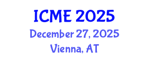 International Conference on Management Engineering (ICME) December 27, 2025 - Vienna, Austria
