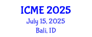 International Conference on Management Engineering (ICME) July 15, 2025 - Bali, Indonesia