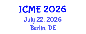 International Conference on Management Engineering (ICME) July 22, 2026 - Berlin, Germany