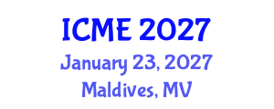 International Conference on Management Engineering (ICME) January 23, 2027 - Maldives, Maldives International Conference on Management Engineering (ICME) January 23, 2027 - Maldives, Maldives