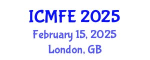 International Conference on Management, Finance and Entrepreneurship (ICMFE) February 15, 2025 - London, United Kingdom