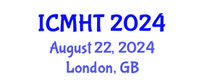 International Conference on Management, Hospitality and Tourism (ICMHT) August 22, 2024 - London, United Kingdom