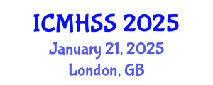 International Conference on Management, Humanities and Social Sciences (ICMHSS) January 21, 2025 - London, United Kingdom