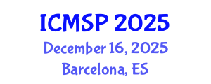 International Conference on Management, Sociology and Psychology (ICMSP) December 16, 2025 - Barcelona, Spain