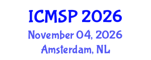 International Conference on Management, Sociology and Psychology (ICMSP) November 04, 2026 - Amsterdam, Netherlands