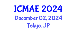 International Conference on Manufacturing and Automotive Engineering (ICMAE) December 02, 2024 - Tokyo, Japan