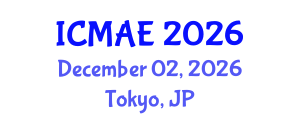 International Conference on Manufacturing and Automotive Engineering (ICMAE) December 02, 2026 - Tokyo, Japan
