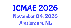 International Conference on Manufacturing and Automotive Engineering (ICMAE) November 04, 2026 - Amsterdam, Netherlands