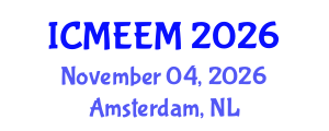 International Conference on Manufacturing Engineering and Engineering Management (ICMEEM) November 04, 2026 - Amsterdam, Netherlands