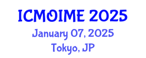 International Conference on Manufacturing, Optimization, Industrial and Material Engineering (ICMOIME) January 07, 2025 - Tokyo, Japan