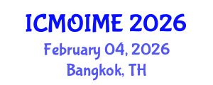 International Conference on Manufacturing, Optimization, Industrial and Material Engineering (ICMOIME) February 04, 2026 - Bangkok, Thailand