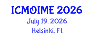 International Conference on Manufacturing, Optimization, Industrial and Material Engineering (ICMOIME) July 19, 2026 - Helsinki, Finland