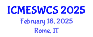 International Conference on Marginalization, Exclusion, and Social Work in a Changing Society (ICMESWCS) February 18, 2025 - Rome, Italy