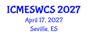 International Conference on Marginalization, Exclusion, and Social Work in a Changing Society (ICMESWCS) April 17, 2027 - Seville, Spain International Conference on Marginalization, Exclusion, and Social Work in a Changing Society (ICMESWCS) April 17, 2027 - Seville, Spain