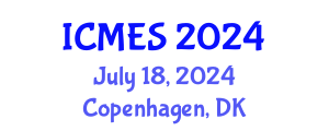 International Conference on Marine and Environmental Systems (ICMES) July 18, 2024 - Copenhagen, Denmark