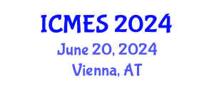 International Conference on Marine and Environmental Systems (ICMES) June 20, 2024 - Vienna, Austria