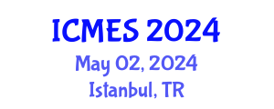 International Conference on Marine and Environmental Systems (ICMES) May 02, 2024 - Istanbul, Turkey