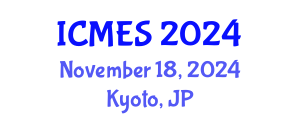 International Conference on Marine and Environmental Systems (ICMES) November 18, 2024 - Kyoto, Japan