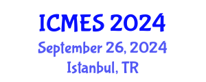 International Conference on Marine and Environmental Systems (ICMES) September 26, 2024 - Istanbul, Turkey