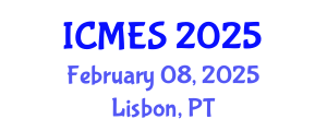 International Conference on Marine and Environmental Systems (ICMES) February 08, 2025 - Lisbon, Portugal