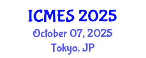 International Conference on Marine and Environmental Systems (ICMES) October 07, 2025 - Tokyo, Japan