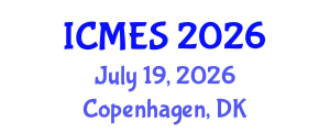 International Conference on Marine and Environmental Systems (ICMES) July 19, 2026 - Copenhagen, Denmark