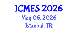 International Conference on Marine and Environmental Systems (ICMES) May 06, 2026 - Istanbul, Turkey