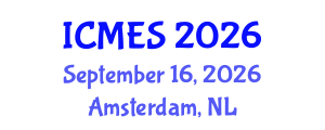 International Conference on Marine and Environmental Systems (ICMES) September 16, 2026 - Amsterdam, Netherlands