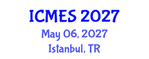 International Conference on Marine and Environmental Systems (ICMES) May 06, 2027 - Istanbul, Turkey International Conference on Marine and Environmental Systems (ICMES) May 06, 2027 - Istanbul, Turkey