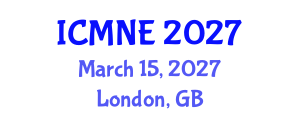 International Conference on Marine and Naval Engineering (ICMNE) March 15, 2027 - London, United Kingdom International Conference on Marine and Naval Engineering (ICMNE) March 15, 2027 - London, United Kingdom