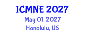 International Conference on Marine and Naval Engineering (ICMNE) May 01, 2027 - Honolulu, United States International Conference on Marine and Naval Engineering (ICMNE) May 01, 2027 - Honolulu, United States