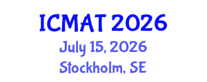 International Conference on Marine Antifouling Technology (ICMAT) July 15, 2026 - Stockholm, Sweden