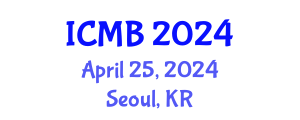 International Conference on Marine Biodiversity (ICMB) April 25, 2024 - Seoul, Republic of Korea