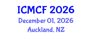 International Conference on Marine Corrosion and Fouling (ICMCF) December 01, 2026 - Auckland, New Zealand International Conference on Marine Corrosion and Fouling (ICMCF) December 01, 2026 - Auckland, New Zealand