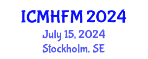 International Conference on Marine Hydrodynamics and Fluid Mechanics (ICMHFM) July 15, 2024 - Stockholm, Sweden