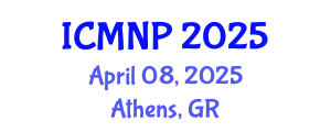 International Conference on Marine Natural Products (ICMNP) April 08, 2025 - Athens, Greece