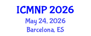 International Conference on Marine Natural Products (ICMNP) May 24, 2026 - Barcelona, Spain