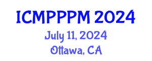 International Conference on Marine Plastic Pollution Prevention and Management (ICMPPPM) July 11, 2024 - Ottawa, Canada