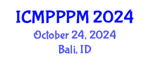 International Conference on Marine Plastic Pollution Prevention and Management (ICMPPPM) October 24, 2024 - Bali, Indonesia
