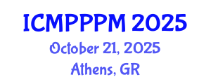 International Conference on Marine Plastic Pollution Prevention and Management (ICMPPPM) October 21, 2025 - Athens, Greece