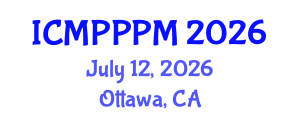 International Conference on Marine Plastic Pollution Prevention and Management (ICMPPPM) July 12, 2026 - Ottawa, Canada