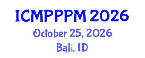 International Conference on Marine Plastic Pollution Prevention and Management (ICMPPPM) October 25, 2026 - Bali, Indonesia