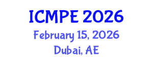 International Conference on Marine Pollution and Ecotoxicology (ICMPE) February 15, 2026 - Dubai, United Arab Emirates