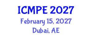 International Conference on Marine Pollution and Ecotoxicology (ICMPE) February 15, 2027 - Dubai, United Arab Emirates International Conference on Marine Pollution and Ecotoxicology (ICMPE) February 15, 2027 - Dubai, United Arab Emirates