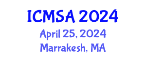 International Conference on Marine Science and Aquaculture (ICMSA) April 25, 2024 - Marrakesh, Morocco
