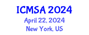 International Conference on Marine Science and Aquaculture (ICMSA) April 22, 2024 - New York, United States